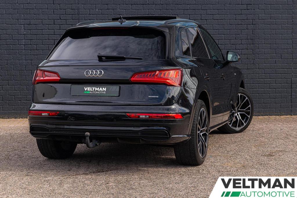 Audi Q5 2.0 TFSI quattro Sport S Line Black Edition PANO TRE, Auto's, Automaat, 15 km/l, Gebruikt, Euro 6