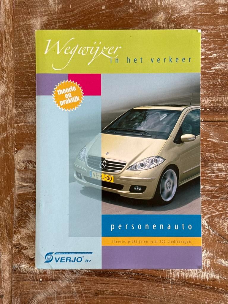 Verjo Wegwijzer in het verkeer personenauto theorie, Ophalen of Verzenden