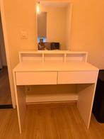 Make up tafel/ kaptafel wit, Huis en Inrichting, Tafels | Kaptafels, Ophalen, Zo goed als nieuw, 50 tot 100 cm, Minder dan 100 cm
