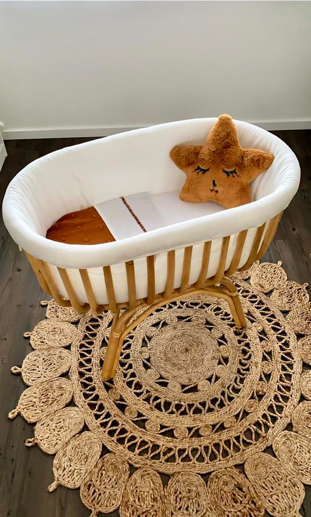 Rotan Wieg Childhome | complete set (zgan), Ophalen of Verzenden, Zo goed als nieuw, Wieg