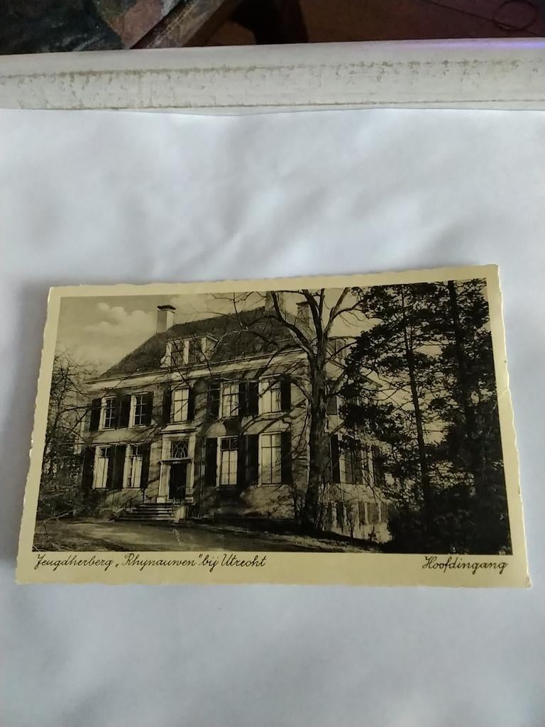 JEUGDHERBERG  RHIJNAUWEN. BIJ UTRECHT, Verzamelen, Ansichtkaarten | Nederland, Ophalen of Verzenden, 1940 tot 1960, Utrecht