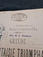 Antiek bladmuziekboek voor Piano. 136blz. Jos M.L Maduro, Gebruikt, Klassiek, Ophalen of Verzenden, Artiest of Componist