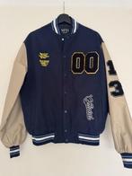 BooHooMan varsity jacket maat S, Blauw, Ophalen of Verzenden, Zo goed als nieuw, Boohooman
