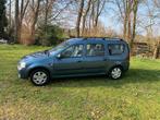 LOGAN MET LPG G3 ORGINEEL NL 1E EIGENAAR 7-PERSOONS EN AIRCO, Auto's, Dacia, Stof, 4 cilinders, Blauw, 7 stoelen