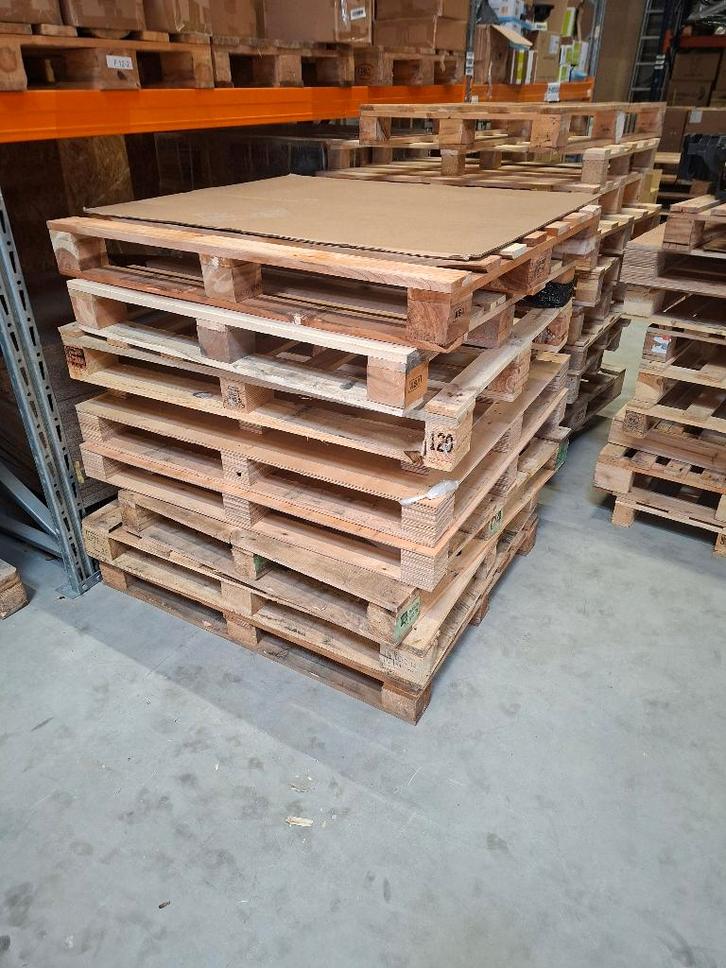Gratis Pallets, Doe-het-zelf en Verbouw, Hout en Planken, Zo goed als nieuw, Pallet, Overige houtsoorten, Minder dan 200 cm, 50 mm of meer