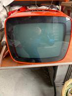 Vintage, retro compacte Indesit televisie, tv met handvat, Audio, Tv en Foto, Vintage Televisies, Ophalen, Gebruikt, Minder dan 40 cm