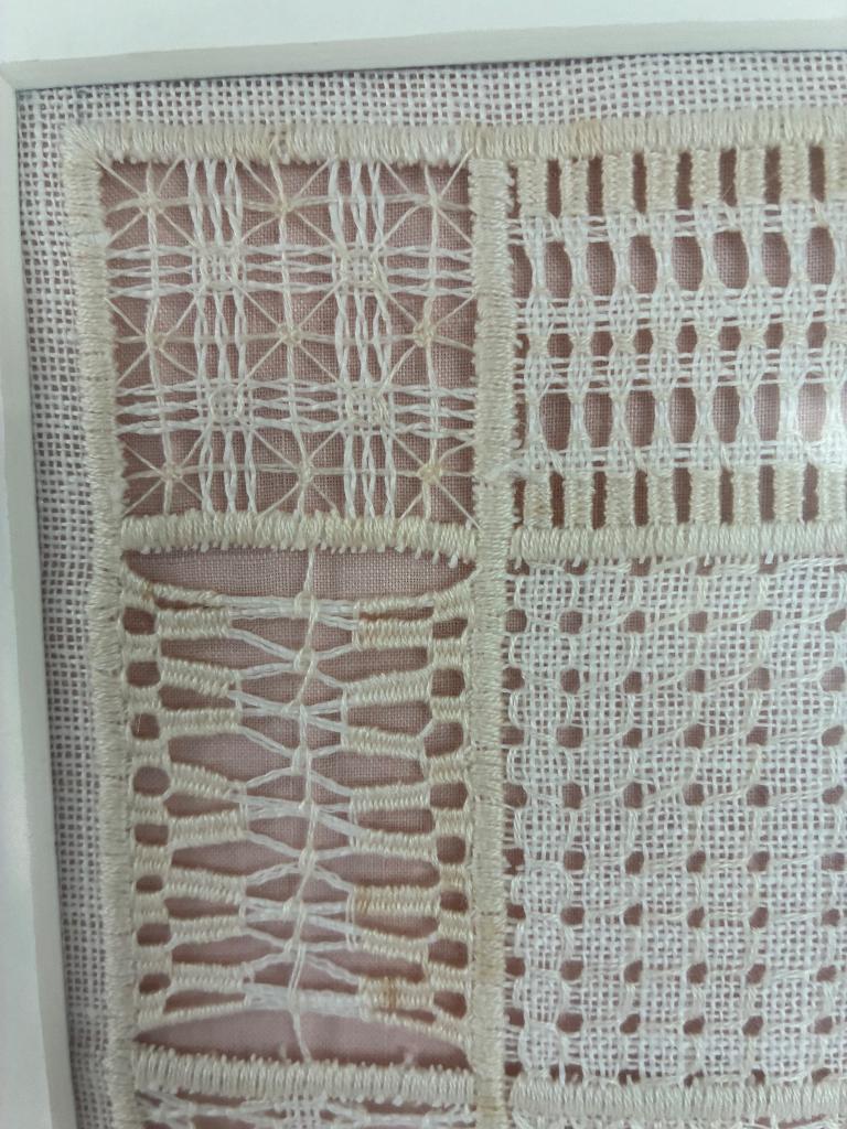 Merklap decoratief naald- en borduurwerk, Ophalen of Verzenden, Zo goed als nieuw, Handborduren, Overige typen