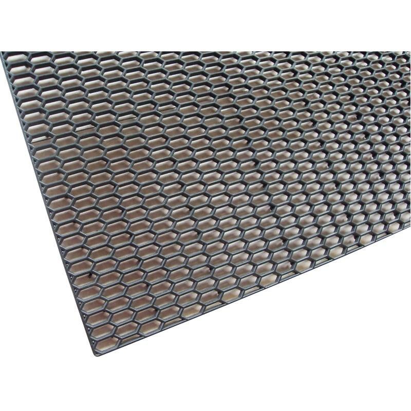 KUNSTSTOF RACEGAAS ABS ZWART - HEX FINE 18X7M, Ophalen