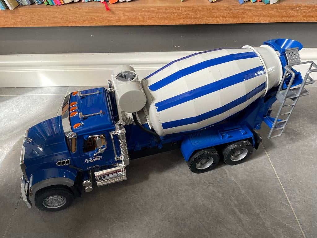 Bruder Mack Betonmixer Vrachtwagen - Gebruikt maar Supergaaf, Ophalen, Gebruikt
