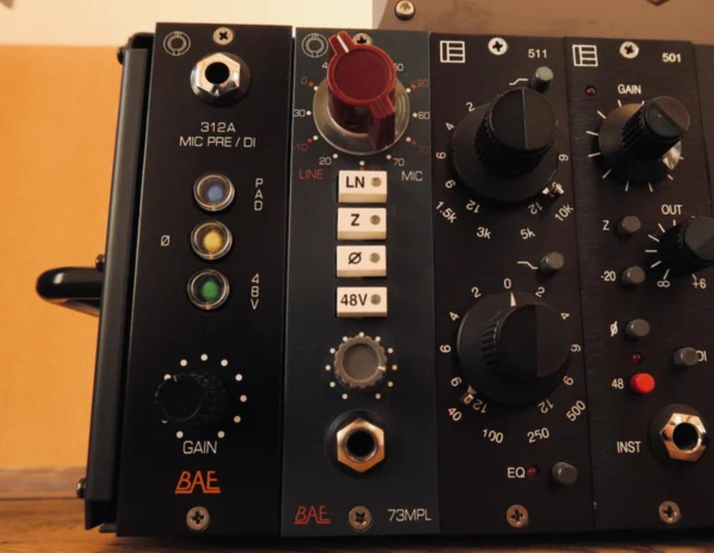 BAE 312A 500 Series Preamp, Audio, Tv en Foto, Ophalen of Verzenden, Zo goed als nieuw, Audio