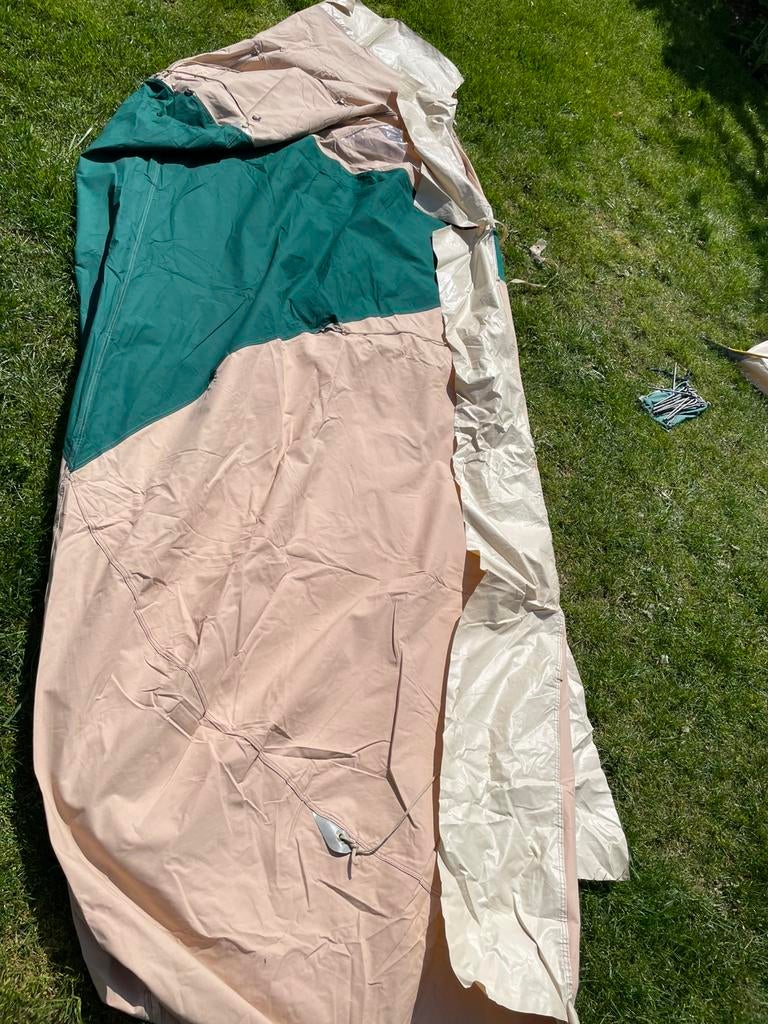 2 persoons tent, Caravans en Kamperen, Tenten, Ophalen, Gebruikt, Tot en met 2