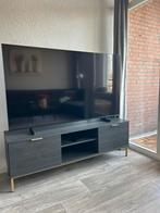 Houten tv-meubel met gouden details, Ophalen