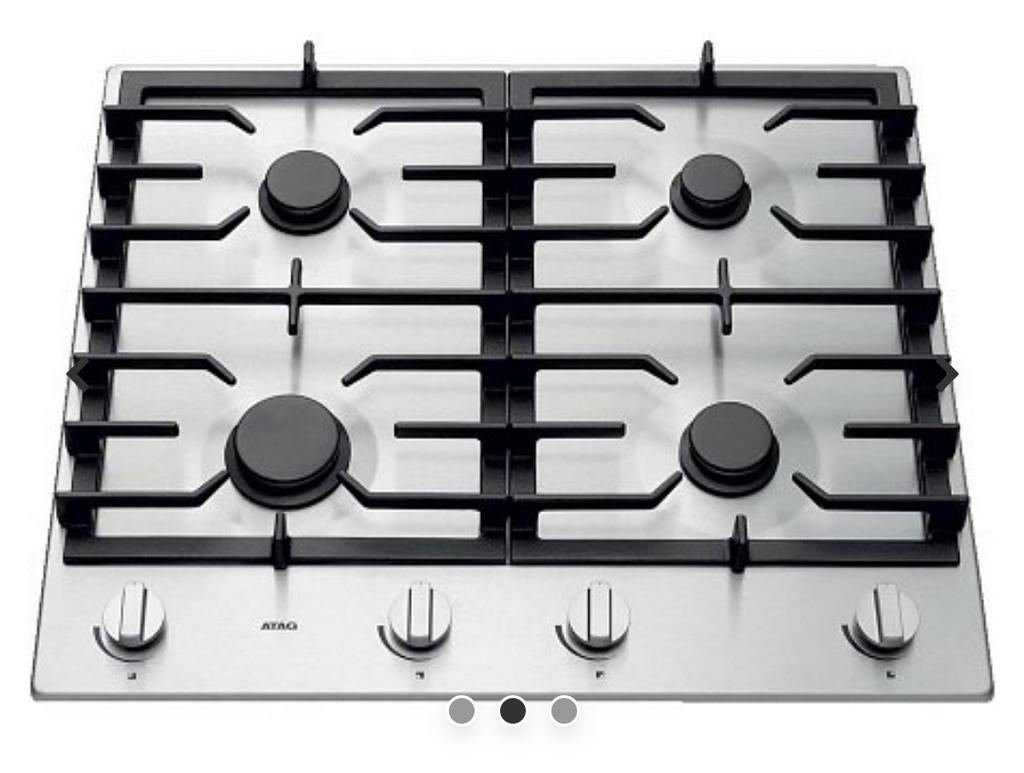 ATAG Gas Stove Top - HG6411EBA, Ophalen, 4 kookzones, Zo goed als nieuw, Inbouw