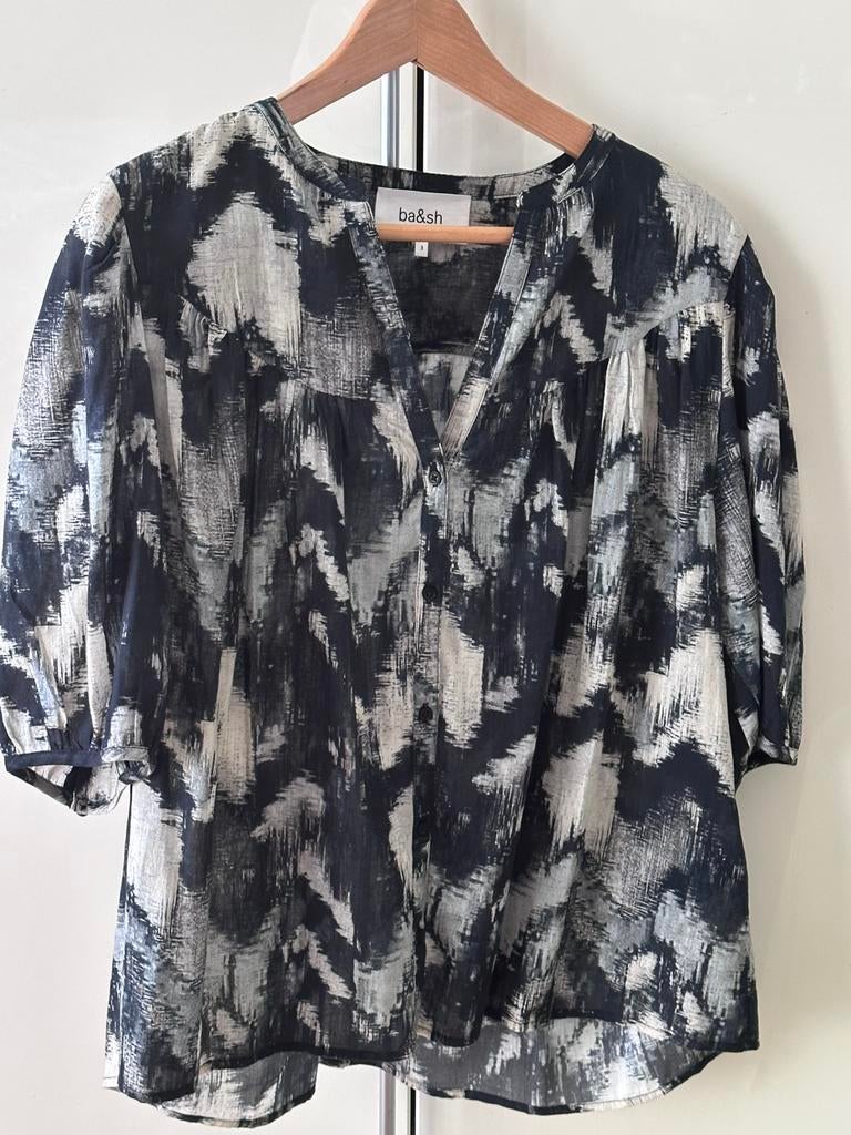 Ba&sh blouse driekwart mouw maat 3 (M/L), Ophalen of Verzenden, Zo goed als nieuw, Overige kleuren