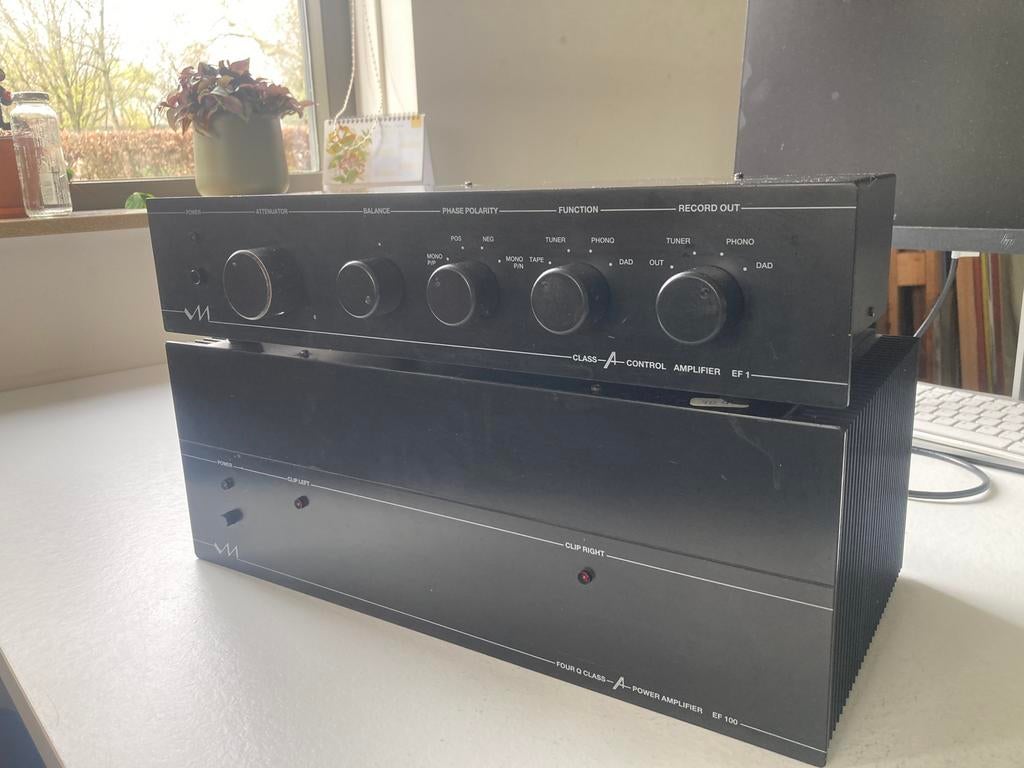 Van Medevoort voor en eindversterker 100w class A, Ophalen of Verzenden, Gebruikt, Audio