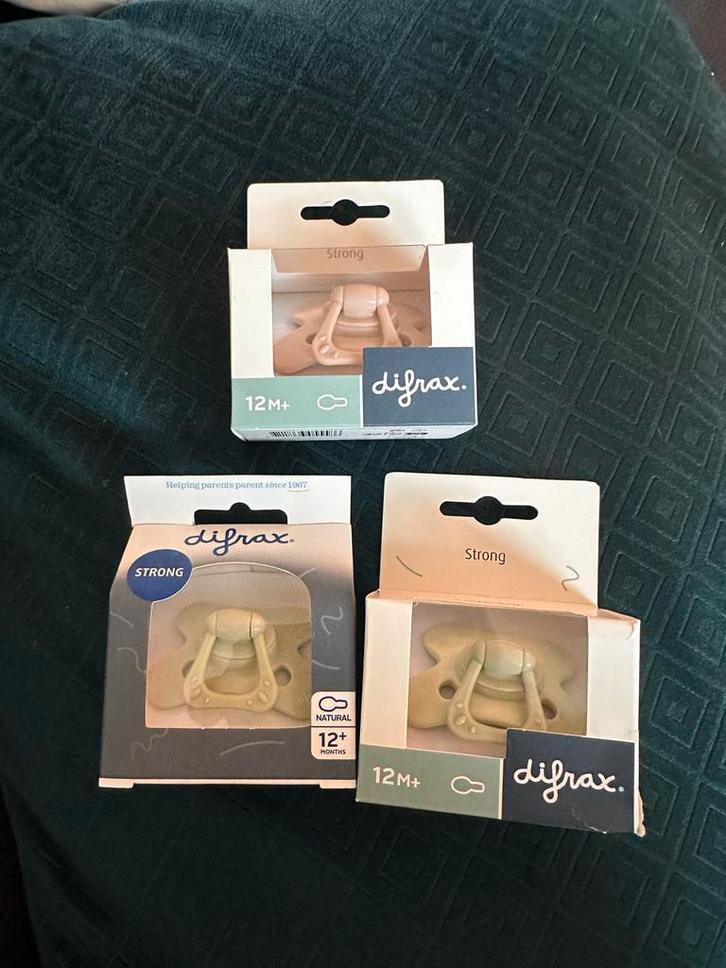 Difrax Fopspenen 12M+ - 3 stuks, Kinderen en Baby's, Overige Kinderen en Baby's, Nieuw, Ophalen of Verzenden