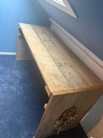 Robuust Stijgerhouten Bureau - Perfect voor Thuiswerkplek, Huis en Inrichting, Bureaus, Ophalen, Gebruikt, Bureau