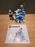 Lego Minecraft 21186 - De IJsrotsen (100% compleet), Ophalen of Verzenden