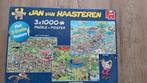 Jan van Haasteren 3 in 1 alle 3 1000 stukjes compleet, Ophalen, 500 t/m 1500 stukjes, Zo goed als nieuw, Legpuzzel