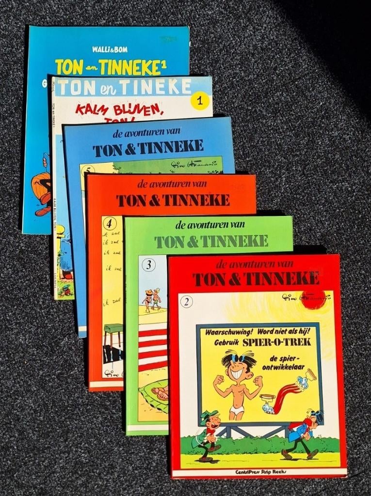 Ton & Tinneke 6 stuks stripboeken., Boeken, Stripboeken, Meerdere stripboeken, Ophalen of Verzenden, Gelezen, O.a. Attanasio