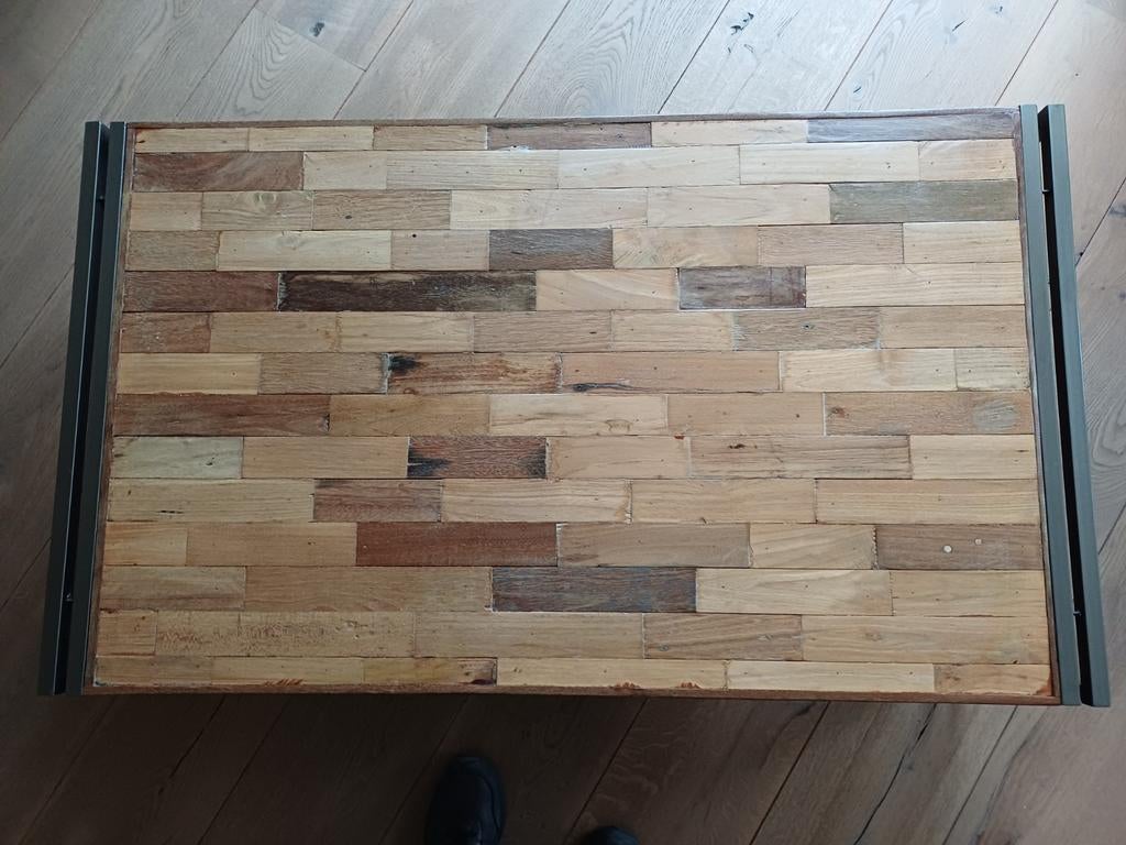 Salontafel Industriële originele D-Bodhi 120x70x36, Huis en Inrichting, Tafels | Salontafels, Ophalen, 100 tot 150 cm, Original D-Bodhi