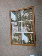 Vintage Tegel Tafel met Landschap, Ophalen