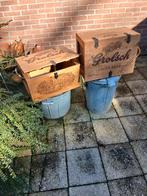 Houten grolsch export kratten, Verzamelen, Ophalen of Verzenden, Zo goed als nieuw, Grolsch