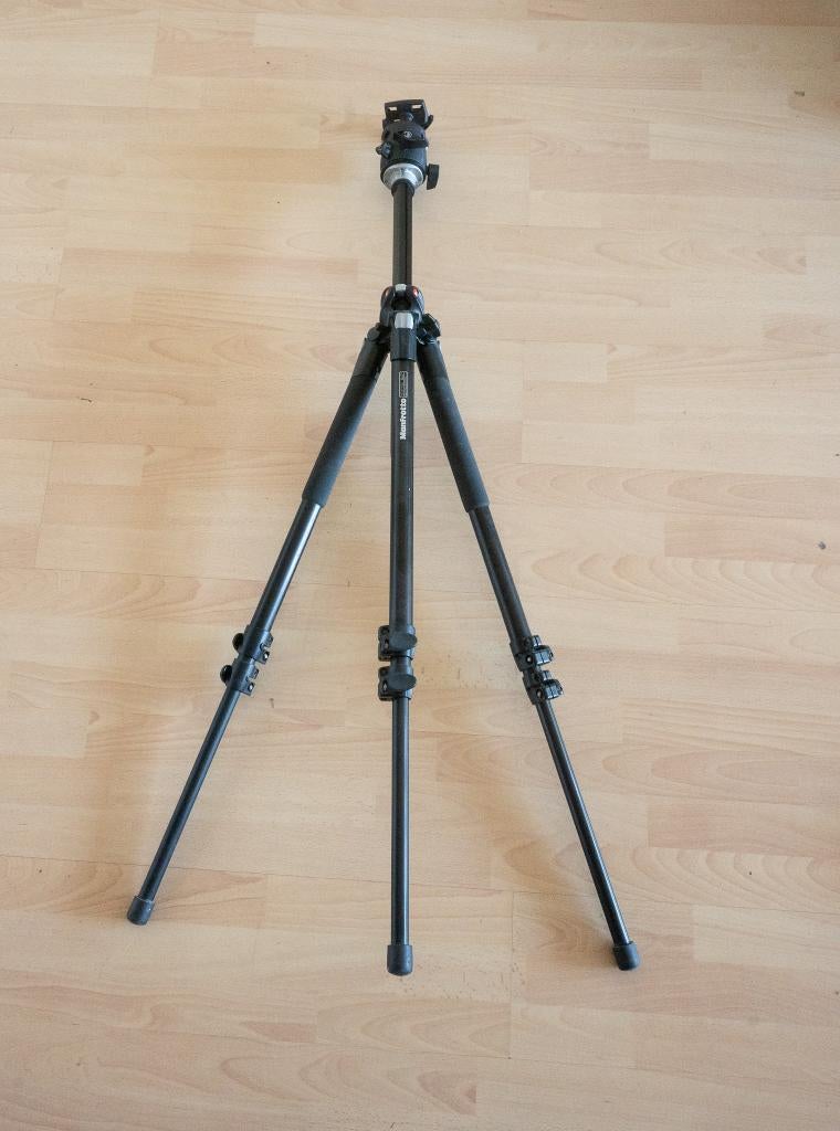 Manfrotto 055XPROB tripod met MH055M0-Q2 ball head, Ophalen, Gebruikt, Driepoot