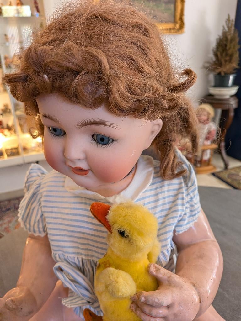 antieke pop Kammer & Reinhardt 126 60 cm baby lijf., Ophalen of Verzenden