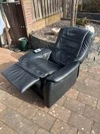 Sta op relaxed stoel elektrisch, Ophalen, Zwart, Leer, Eén