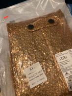 Een gouden glitter slipjas maat XL, Carnaval, Onbekend, Maat 56/58 (XL), Ophalen of Verzenden