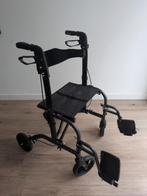 Rollator rolstoel - zwart en opvouwbaar, Ophalen