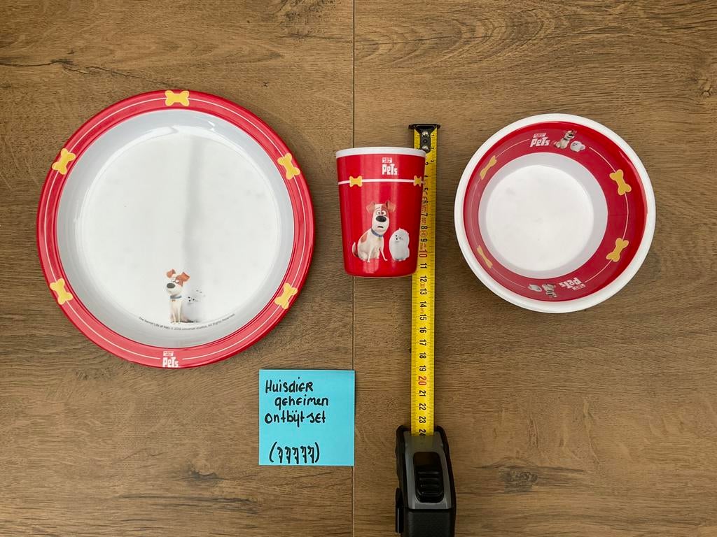 Nieuw Disney Huisdiergeheimen ontbijt set Life of pets, Verzamelen, Ophalen, Nieuw, Servies