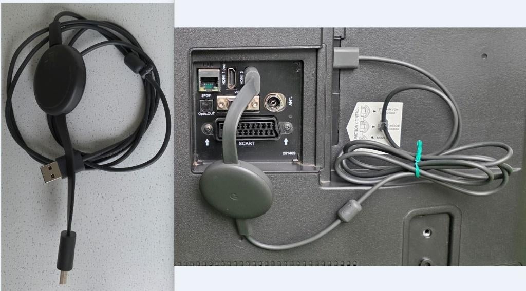 Google Chromecast TV streamer met Wi-Fi, Ophalen