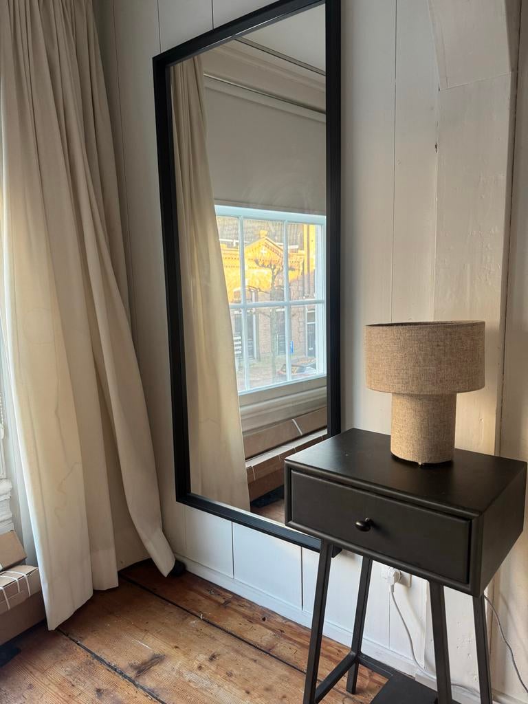 2 Woood nachtkastjes, Huis en Inrichting, Woonaccessoires | Spiegels, Zo goed als nieuw, 50 tot 75 cm, 150 tot 200 cm, Rechthoekig