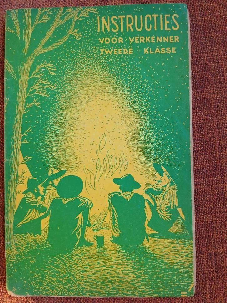 Boekje instructies verkenner 2e klasse 40/50er jaren, Verzamelen, Scouting, Gebruikt, Boek of Tijdschrift, Ophalen of Verzenden