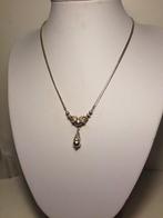 zilveren ketting met vaste hanger, Verzenden, Zo goed als nieuw, Zilver, Zilver