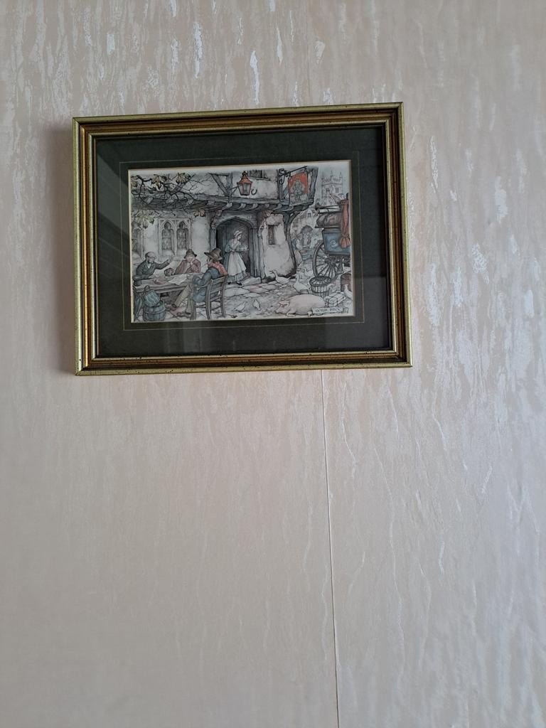 Schilderij Anton Pieck, Ophalen