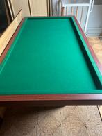 Biljarttafel met groen laken 174x95, Ophalen, Gebruikt, Biljarttafel