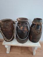 3 mooie nepaleense kruiken, Ophalen, Zo goed als nieuw