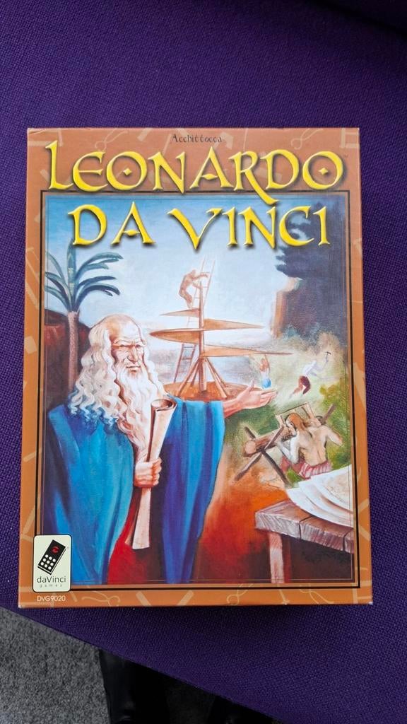 Bordspel Leonardo da Vinci, Hobby en Vrije tijd, Vijf spelers of meer, Ophalen of Verzenden, Nieuw, Davinci games