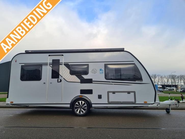 Knaus Sudwind 60 Years 500 EU Met luifel en vloerverw., Caravans en Kamperen, Caravans, Bedrijf, tot en met 4, 1250 - 1500 kg