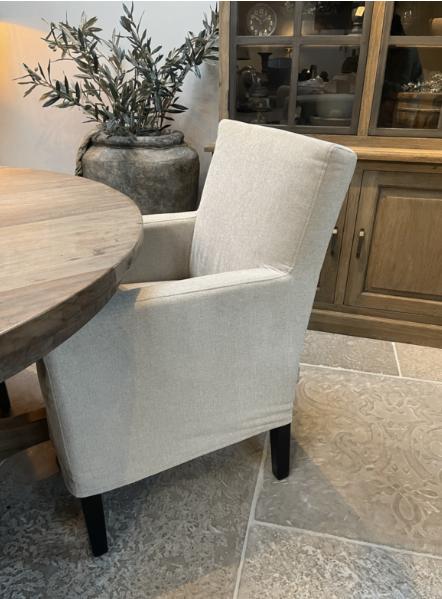 2x Landelijke eetkamerstoel "Como" van Bocx Interiors, Huis en Inrichting, Stoelen, Ophalen, Twee, Overige kleuren, Stof