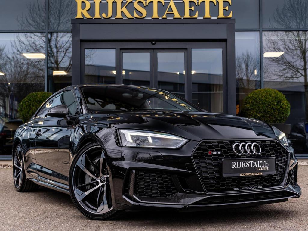 Audi RS5 2.9 TFSI Quattro|CARBON|KERAMISCH|MEMORY|B&O|20'', Auto's, Automaat, Adaptive Cruise Control, Gebruikt, 4 stoelen