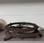 Gietijzeren randen petroleumstel, Ophalen of Verzenden