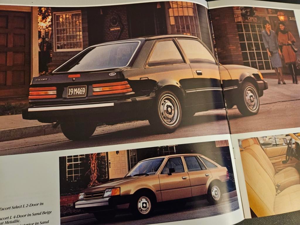 Brochure Ford Escort 1986, Ophalen of Verzenden, Zo goed als nieuw, Ford