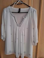 Mooie blouse: Sao Paolo, Wit, Ophalen of Verzenden, Zo goed als nieuw, Maat 36 (S)