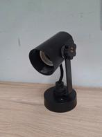 Zwarte vintage bakelieten spot., Ophalen of Verzenden, Zo goed als nieuw, Metaal of Aluminium