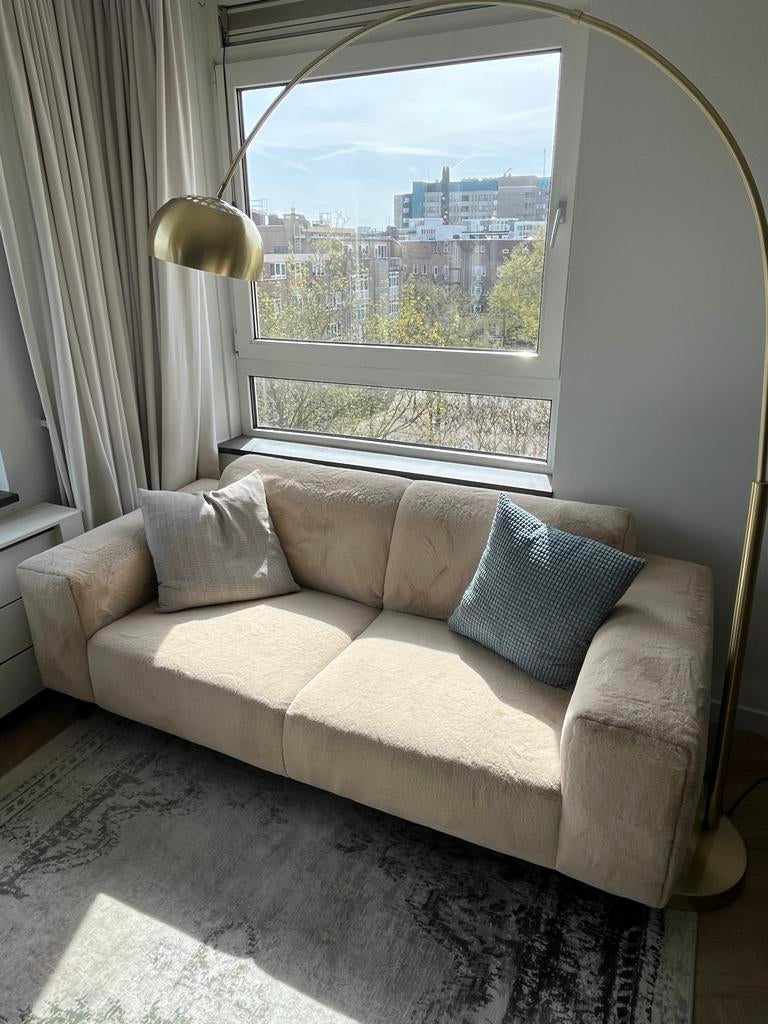 Sofa Sylvia 2,5-persoons faux fur, Ophalen, Gebruikt, 150 tot 200 cm, Driepersoons