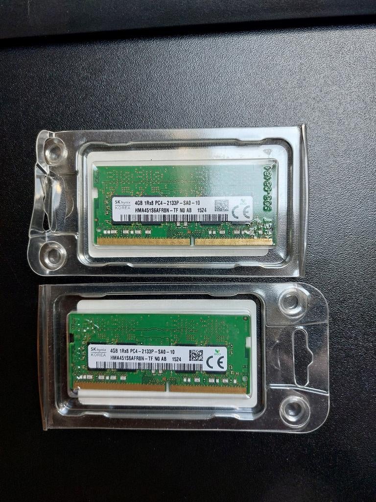 2x 4GB SK hynix DDR4 laptopgeheugen SO-DIMM PC4-2133, Gebruikt, DDR4, 8 GB, Ophalen of Verzenden